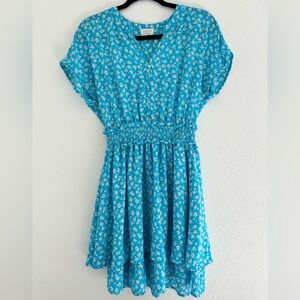 Bright Blue Floral Sienna Sky Dress